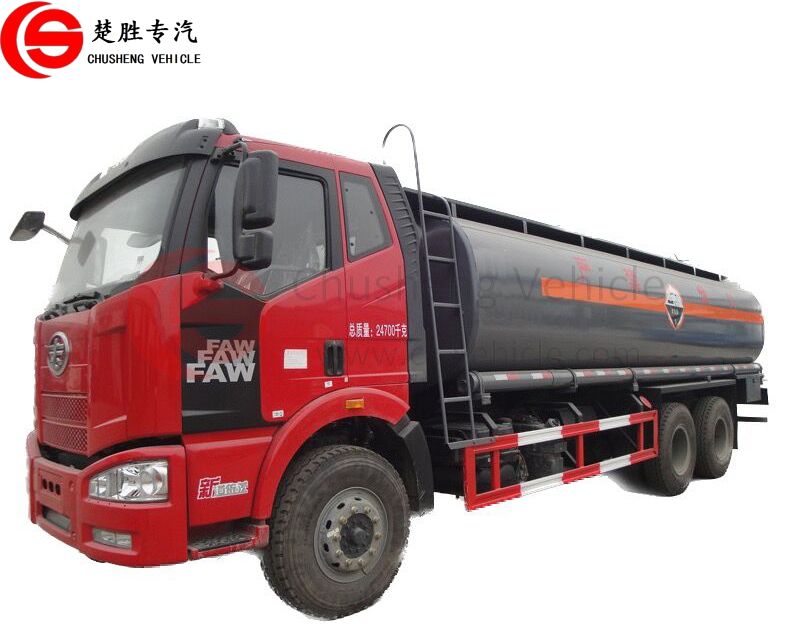 FAW 3 axles checmical liquid transport truck 6x4 10 wheels 23cbm ...